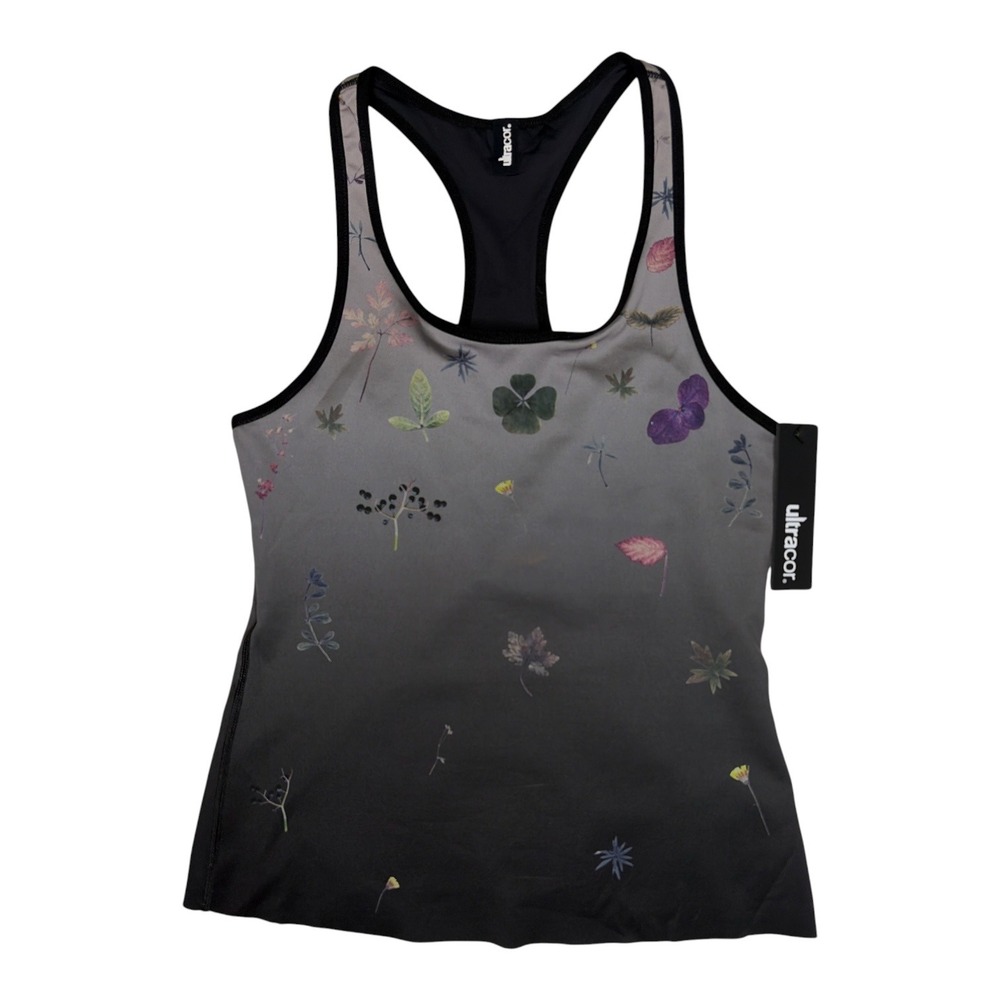 Ultracor Neuro Printemps Tank Top Womens Small Blush Floral Ombre ASLK20112061